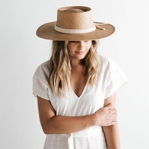 [ Gigi pip ] BRE STRAW PORK PIE size S/M